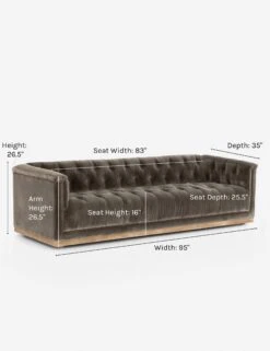 Afia Sofa, Sapphire Birch -Lulu and Georgia Store afia sofa birch