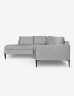 Allisen Bumper Sectional Sofa -Lulu and Georgia Store allisen laf bumper sectional 3 grey 1