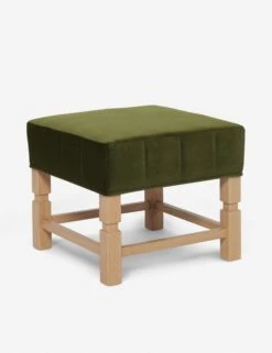 Ambleside Ottoman By Ginny Macdonald -Lulu and Georgia Store ambleside ottoman velvet jade 3