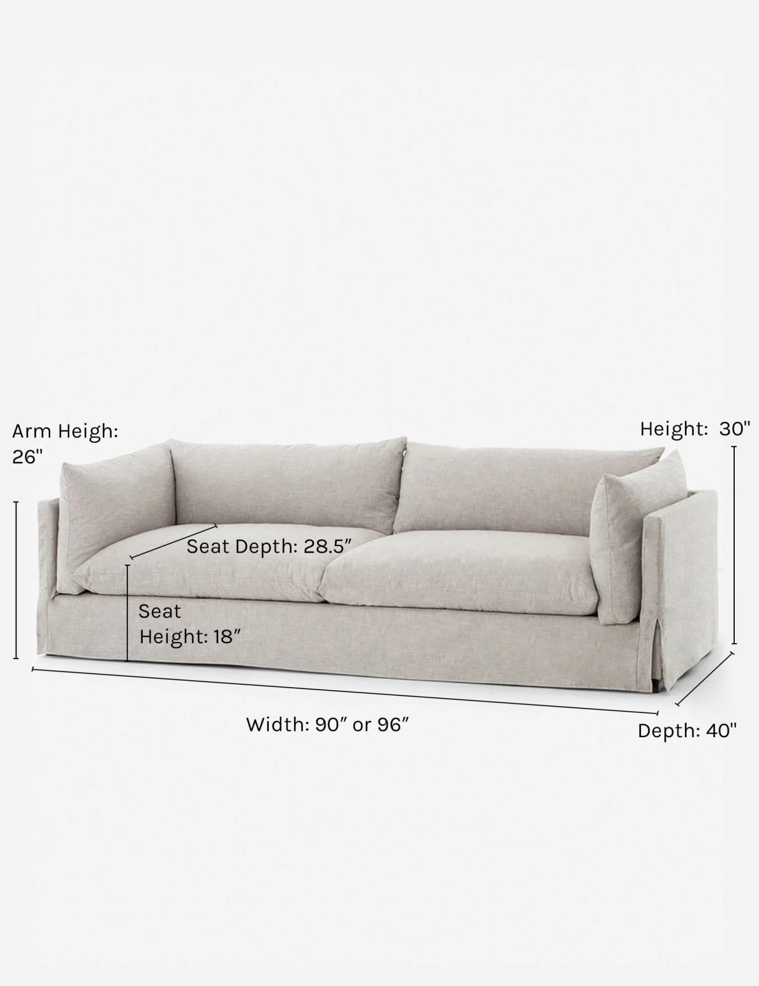 Arlen Slipcover Sofa 10 Arlen Slipcover Sofa - Image 10