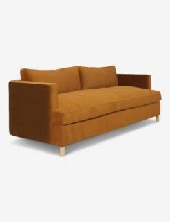 Belmont Sofa By Ginny Macdonald -Lulu and Georgia Store belmont sofa velvet cognac 3