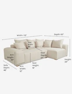Clayton Sectional Sofa -Lulu and Georgia Store california sectional 2681 2 0f1e92c6 f228 4b46 aef9 19fa9485a644
