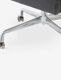 Camden Leather Office Chair, Ebony -Lulu and Georgia Store camden desk chair ebony 4 1