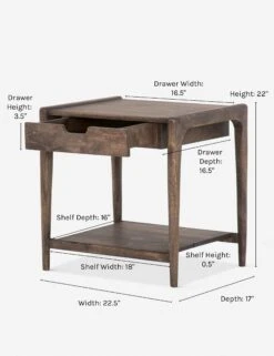 Chaya Nightstand -Lulu and Georgia Store chaya nightstand