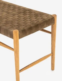 Tess Leather Bench -Lulu and Georgia Store cird 372m1 083 det 3 1