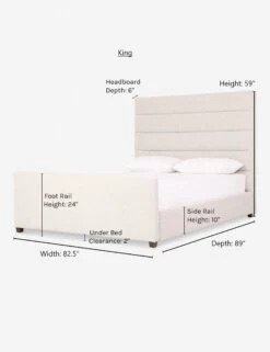 Delicia Platform Bed -Lulu and Georgia Store delicia platform bed king 1