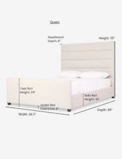Delicia Platform Bed -Lulu and Georgia Store delicia platform bed queen 1