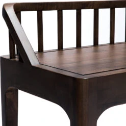 Dellah Bench -Lulu and Georgia Store dellah bench walnut 3