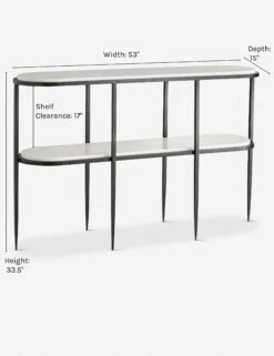Elton Console Table By Arteriors -Lulu and Georgia Store elton console