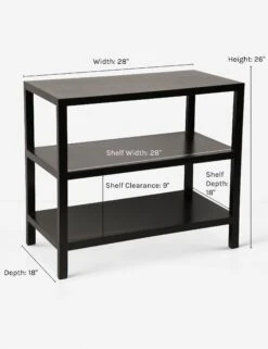 Emmeline Nightstand 29 Emmeline Nightstand -Lulu and Georgia Store emmeline hand rubbed black