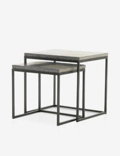 Ginette Nesting Side Tables -Lulu and Georgia Store ginette nesting end tables gray 1 1564991625 1