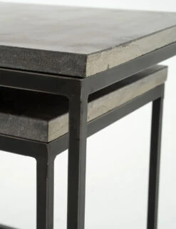 Ginette Nesting Side Tables -Lulu and Georgia Store ginette nesting end tables gray 7 1
