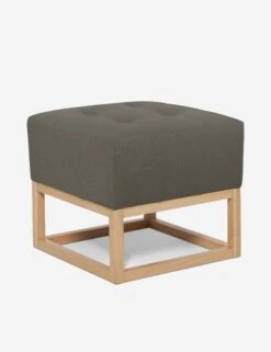 Grasmere Ottoman By Ginny Macdonald -Lulu and Georgia Store grasmere ottoman linen loden 3