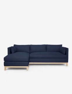 Hollingworth Sectional Sofa By Ginny Macdonald -Lulu and Georgia Store hollingsworth sectional linen dark blue 1