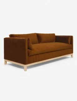 Hollingworth Sofa By Ginny Macdonald -Lulu and Georgia Store hollingworth sofa velvet cognac 5 d3b401b5 b53f 4e67 a40c 535f104aca04