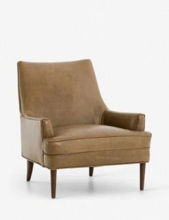 Ilona Leather Accent Chair -Lulu and Georgia Store ilona chair taupe leather 2 1564991625 1 eb19e8a7 7439 4c54 a039 5a19e9491e34