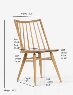 Lanae Dining Chair 21 Lanae Dining Chair -Lulu and Georgia Store isadora chair sandy oak 1 1 1