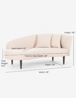 Jodie Chaise -Lulu and Georgia Store jody right facing chaise