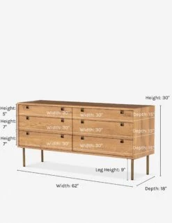 Karma 6-Drawer Dresser -Lulu and Georgia Store karma 6 drawer dresser