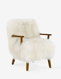 Kora Accent Chair -Lulu and Georgia Store kora armchair mongolia cream fur 1564991625 1 2d36324c 2249 4160 b871 276866e99c8f