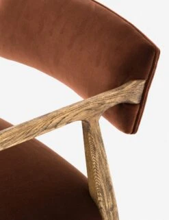 Larabee Accent Chair -Lulu and Georgia Store larabee arm chair burnt auburn 6 1 30a80e08 7177 403d 88cc e8a2da372002