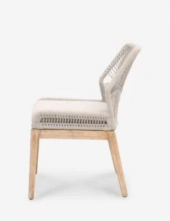 London Indoor / Outdoor Dining Chair -Lulu and Georgia Store loom dining chair taupe fixed 1 03