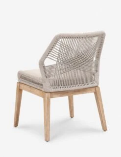 London Indoor / Outdoor Dining Chair -Lulu and Georgia Store loom dining chair taupe fixed 1 04
