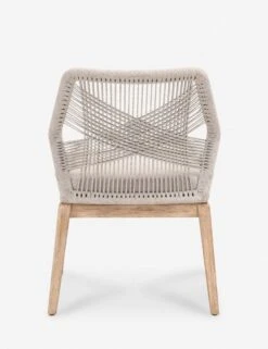 London Indoor / Outdoor Dining Chair -Lulu and Georgia Store loom dining chair taupe fixed 1 05