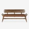 Sienna Leather Bench