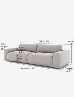 Mackenzie Sofa -Lulu and Georgia Store mackenzie sofa ash