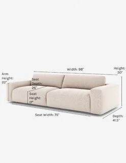 Mackenzie Sofa -Lulu and Georgia Store mackenzie sofa ivory
