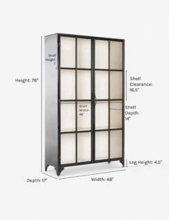 Marjorie Curio Cabinet -Lulu and Georgia Store marjorie curio cabinet