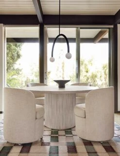 Rutherford Round Dining Table -Lulu and Georgia Store marli rug dining room 3331 1 version 2 2