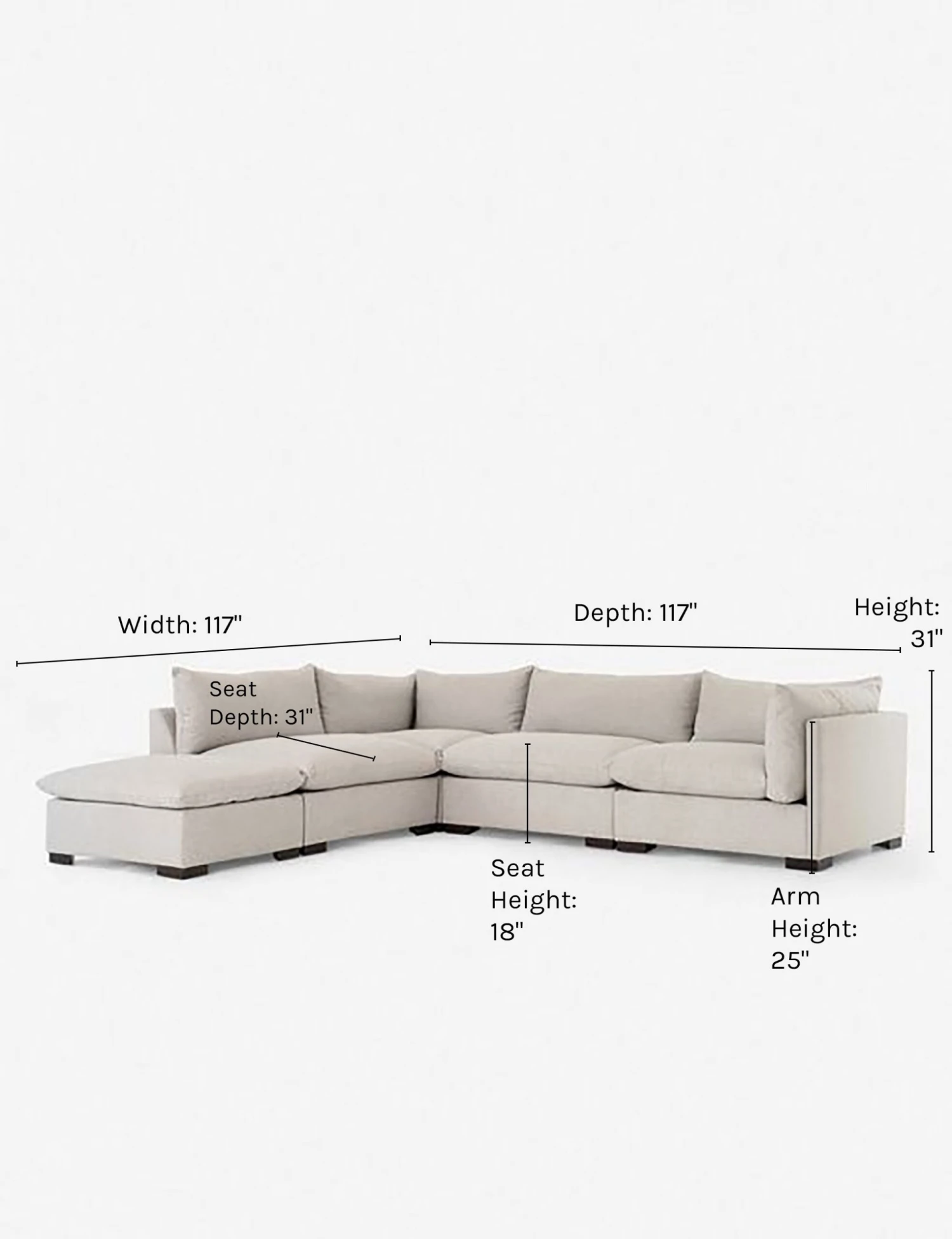 Mitzi Modular Sectional Sofa 3 Mitzi Modular Sectional Sofa - Image 3
