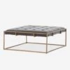 Olwina Square Leather Coffee Table