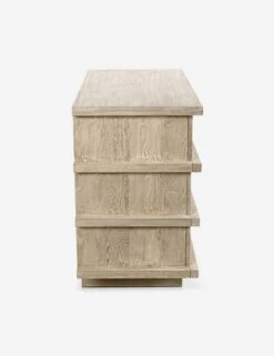 Corliss 3-Drawer Dresser, White Wash -Lulu and Georgia Store ow280 s 12 lg