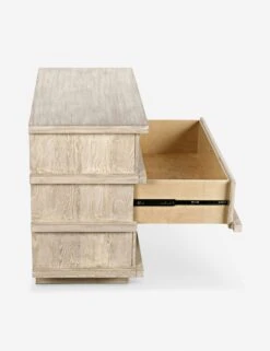 Corliss 3-Drawer Dresser, White Wash -Lulu and Georgia Store ow280 s 14 lg