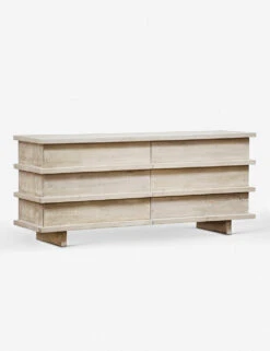 Corliss 6-Drawer Dresser, White Wash 9 Corliss 6-Drawer Dresser, White Wash -Lulu and Georgia Store ow280 3