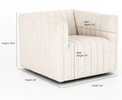 Roz Swivel Chair -Lulu and Georgia Store rozdovercresentdimensions 1