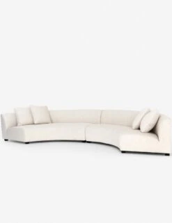 Saban 2-Piece Curved Sectional Sofa -Lulu and Georgia Store saban 2 piece crescent sectional sofa ivory 2 1564991625 b28438fd 4554 4b35 a584 903c25d4ec97