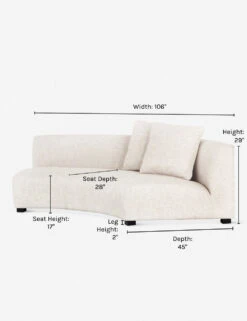 Saban Curved Sofa -Lulu and Georgia Store saban crescent right sofa dims 45d7b34c 0aea 44e5 bc4b 288aa58ecd90