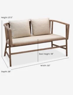 Sawni Settee -Lulu and Georgia Store sawni settee