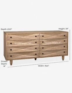 Sen 8-Drawer Dresser -Lulu and Georgia Store sen 8 drawer dresser washed walnut