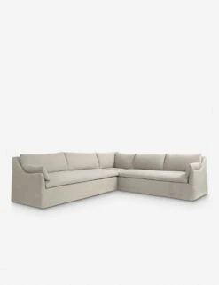 Portola Slipcover Corner Sectional Sofa 23 Portola Slipcover Corner Sectional Sofa -Lulu and Georgia Store sundry slipcover sectional natural l0457355 2 1