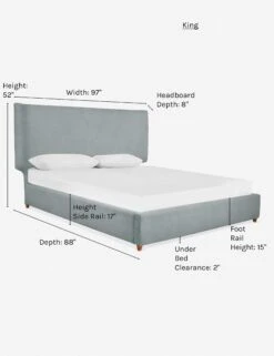 Valen Platform Bed -Lulu and Georgia Store valen bed dove como 2 king 34f99dd6 ac1f 4cf0 b3d6 621e7d8d1c55