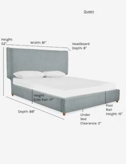 Valen Platform Bed -Lulu and Georgia Store valen bed dove como 2 queen a7c6c6c3 d5ae 4db7 989a d5cdecd3c15b