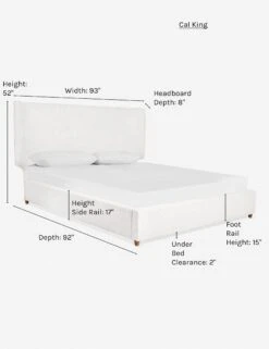 Valen Platform Bed -Lulu and Georgia Store valen bed opt white lebico 2 cal king 65adcc7c b5ce 46a9 b59e 971f4160d9ac