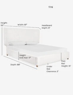 Valen Platform Bed -Lulu and Georgia Store valen bed opt white lebico 2 king 8bc2a2b4 fec2 4946 9f4b 6f2c8ef202fb