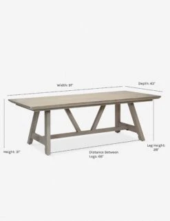 Morris & Co. Kelmscott Dining Table -Lulu and Georgia Store wmkedt gw 1 1